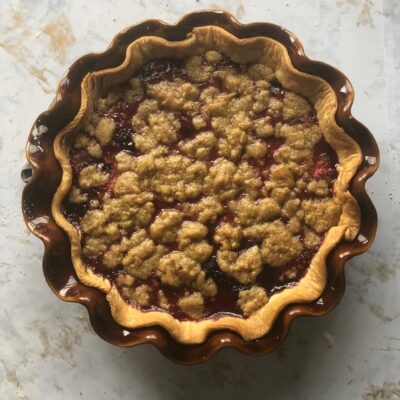 Triple berry pie