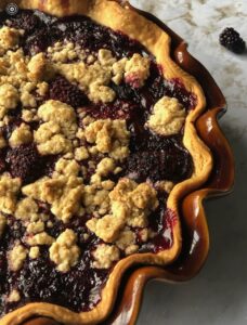 blackberry crumble pie