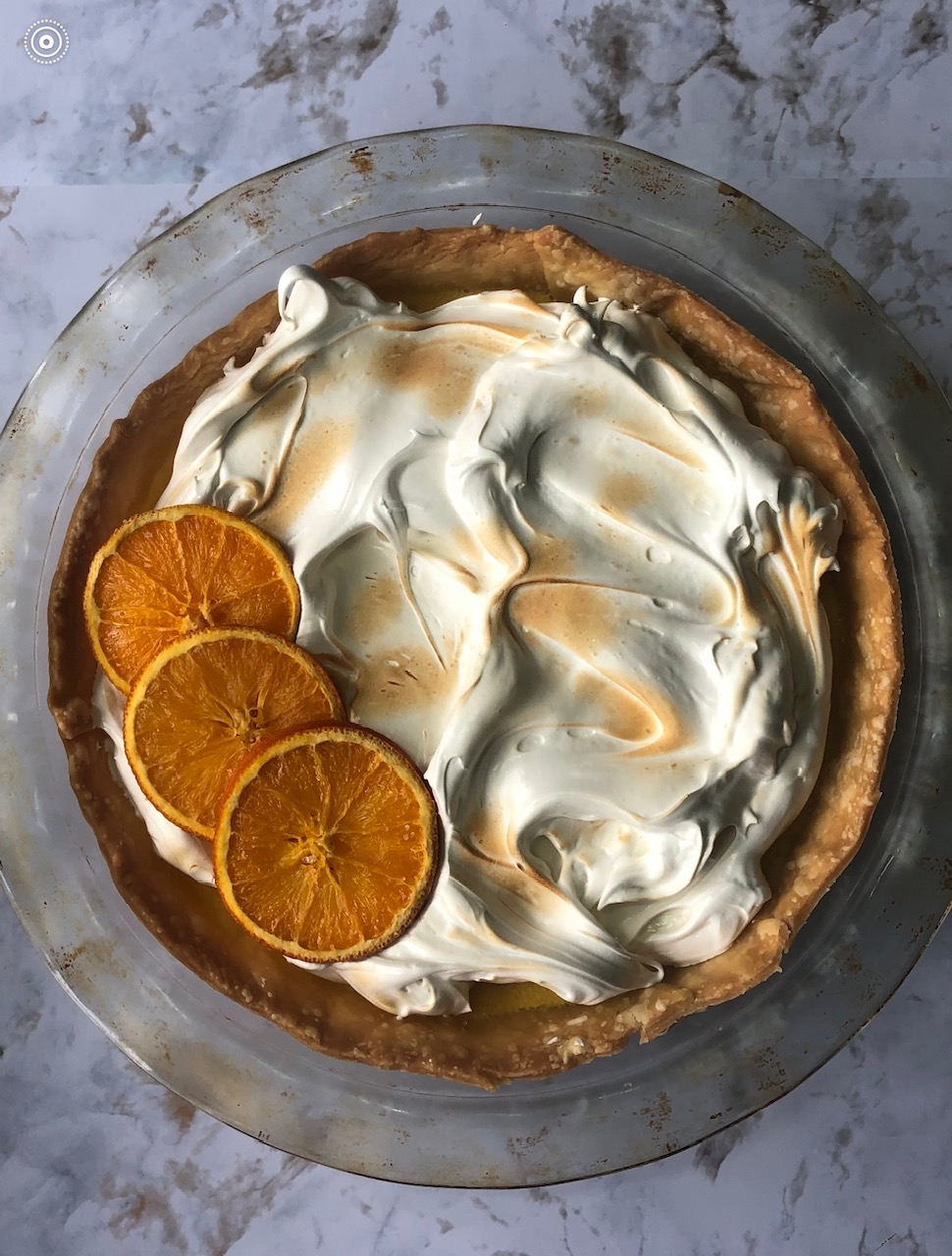 Orange Meringue Tart