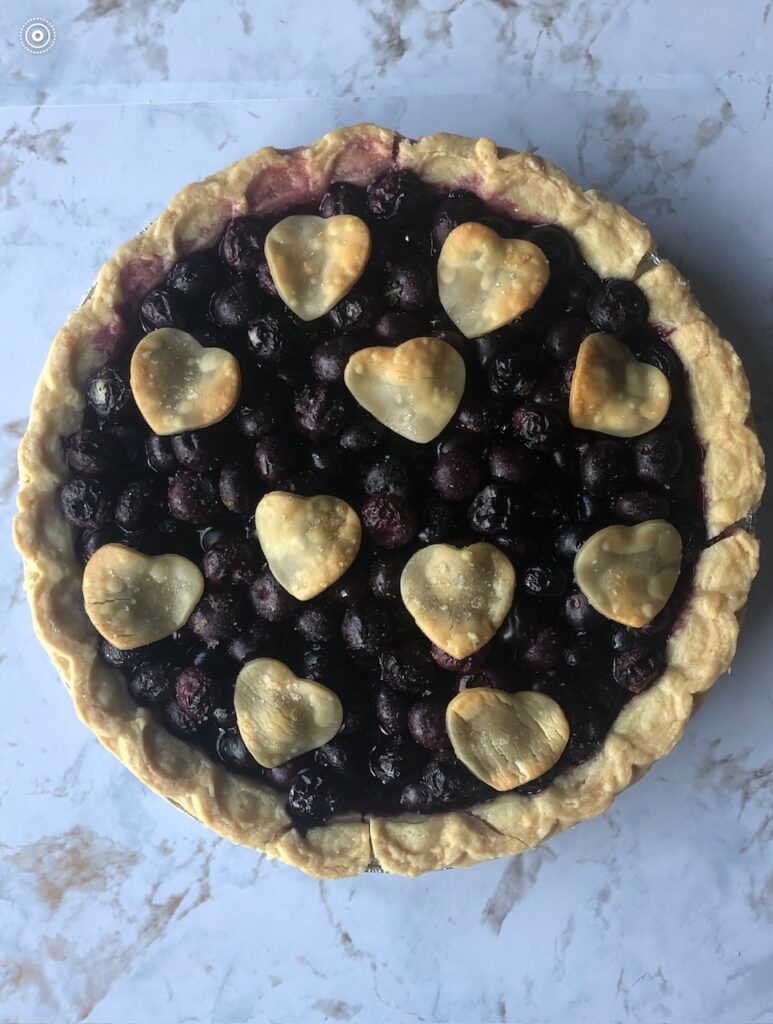 blueberry lemon pie