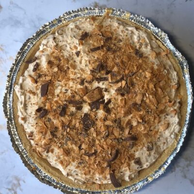 Butterfinger pie