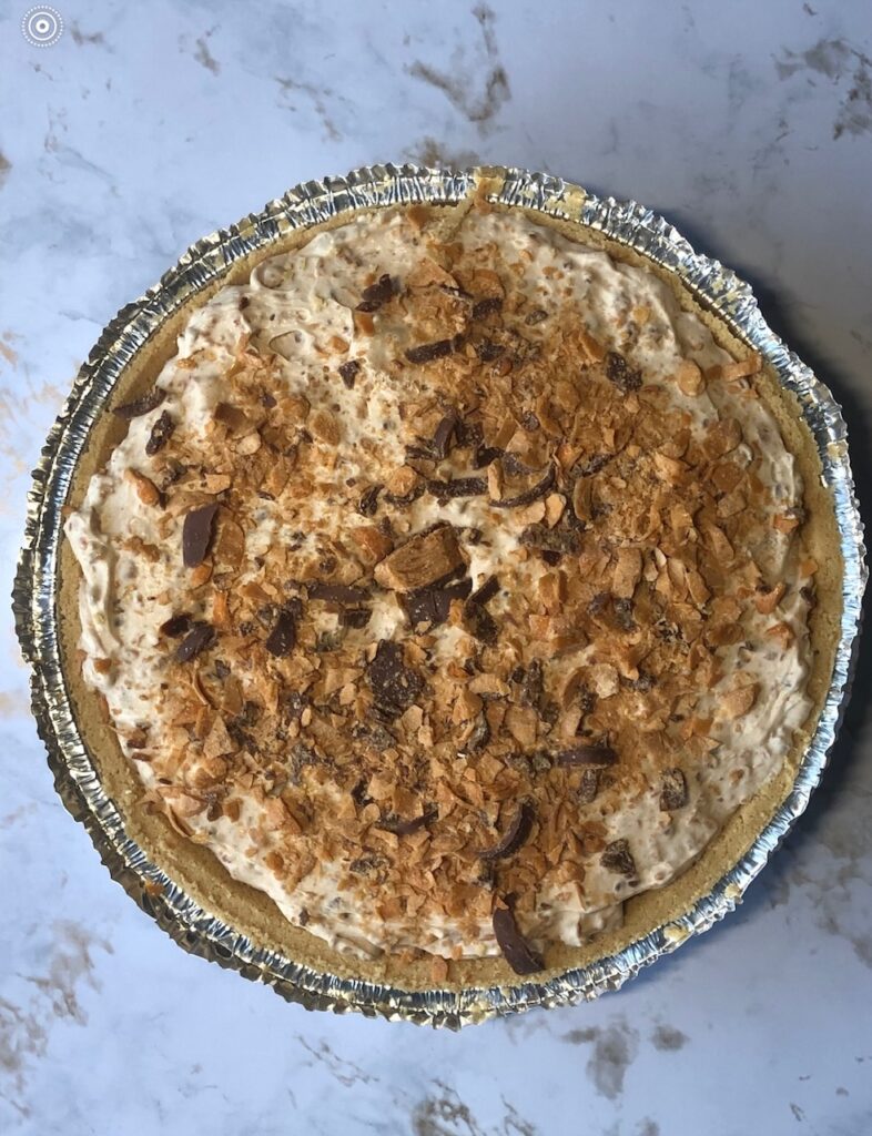 Butterfinger pie