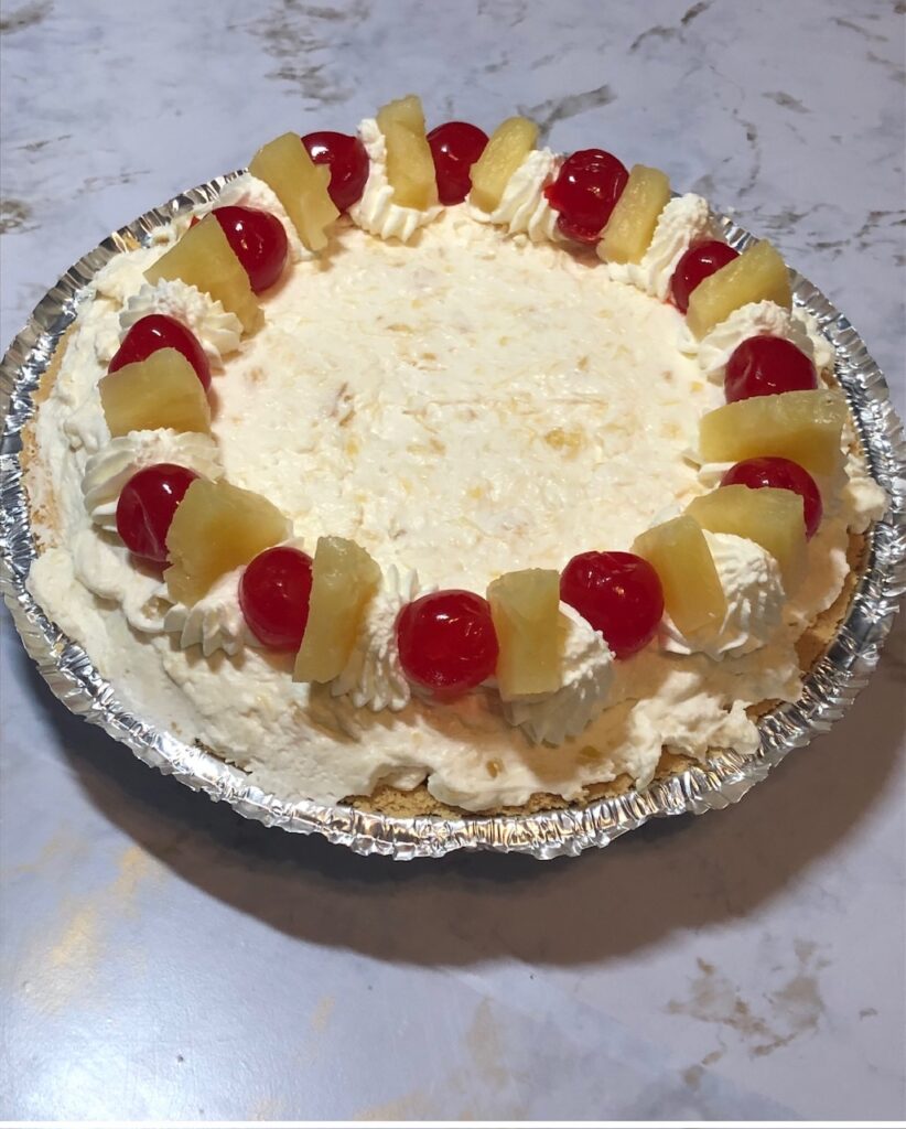 Pina colada pie